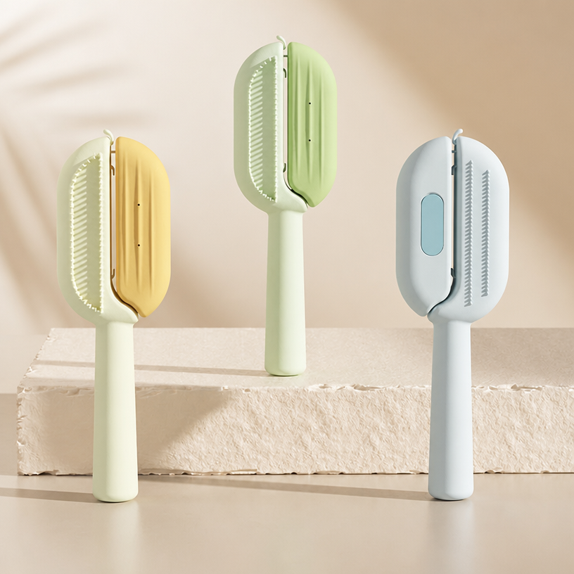 Tailored Care® GroomGlide™ Self-Cleaning Pet Brush