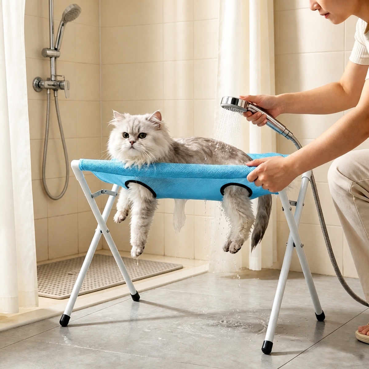 Tailored Care® BathBuddy™ Foldable Pet Bathing Support